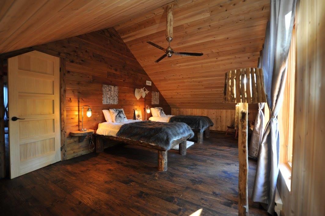 Les Bouleaux - Les Chalets Spa Canada La Malbaie Eksteriør billede