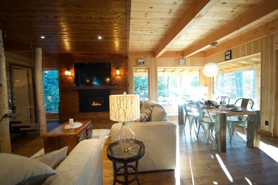 Les Bouleaux - Les Chalets Spa Canada La Malbaie Eksteriør billede