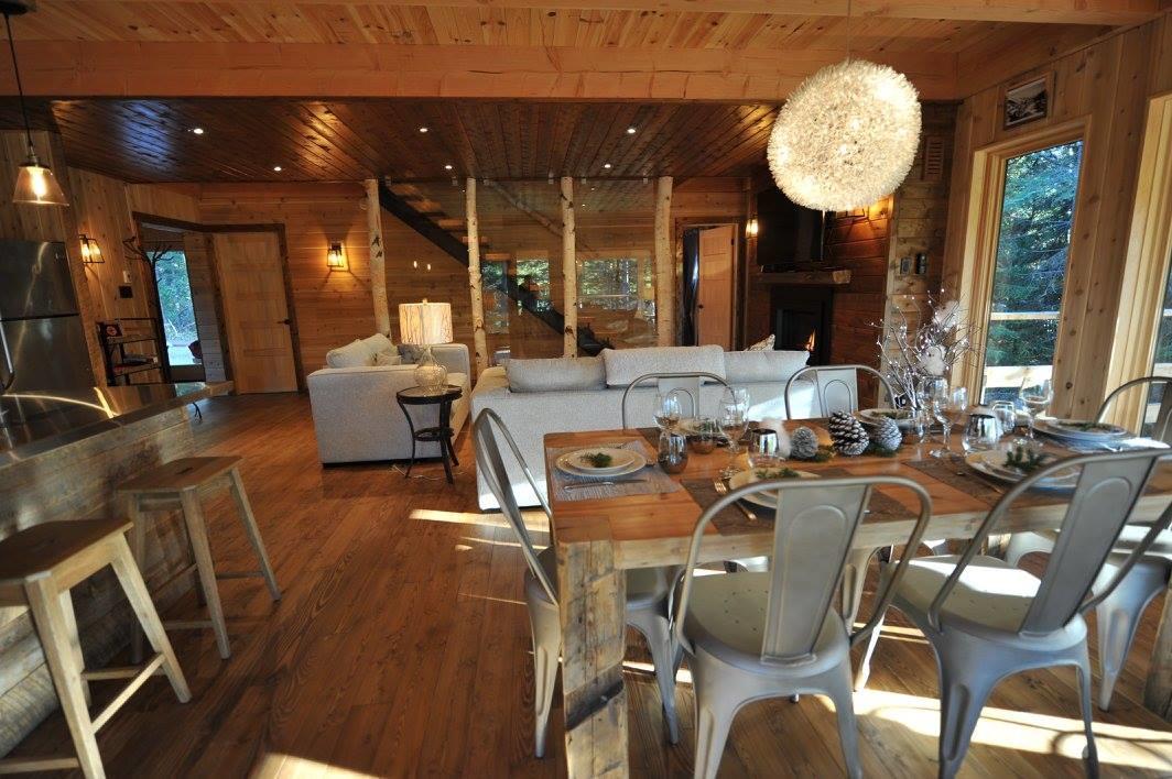 Les Bouleaux - Les Chalets Spa Canada La Malbaie Eksteriør billede