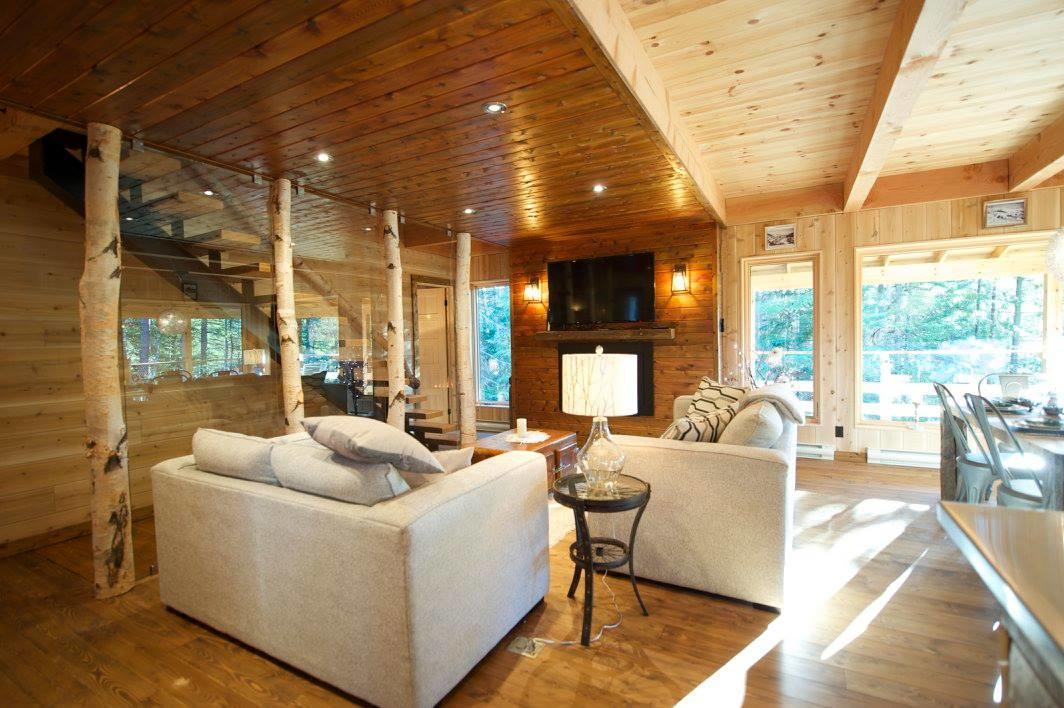 Les Bouleaux - Les Chalets Spa Canada La Malbaie Eksteriør billede