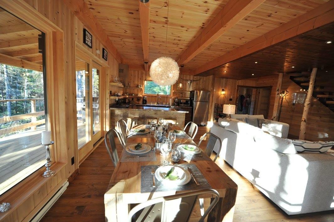 Les Bouleaux - Les Chalets Spa Canada La Malbaie Eksteriør billede