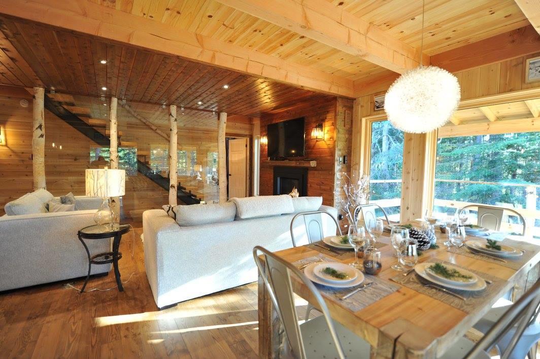 Les Bouleaux - Les Chalets Spa Canada La Malbaie Eksteriør billede