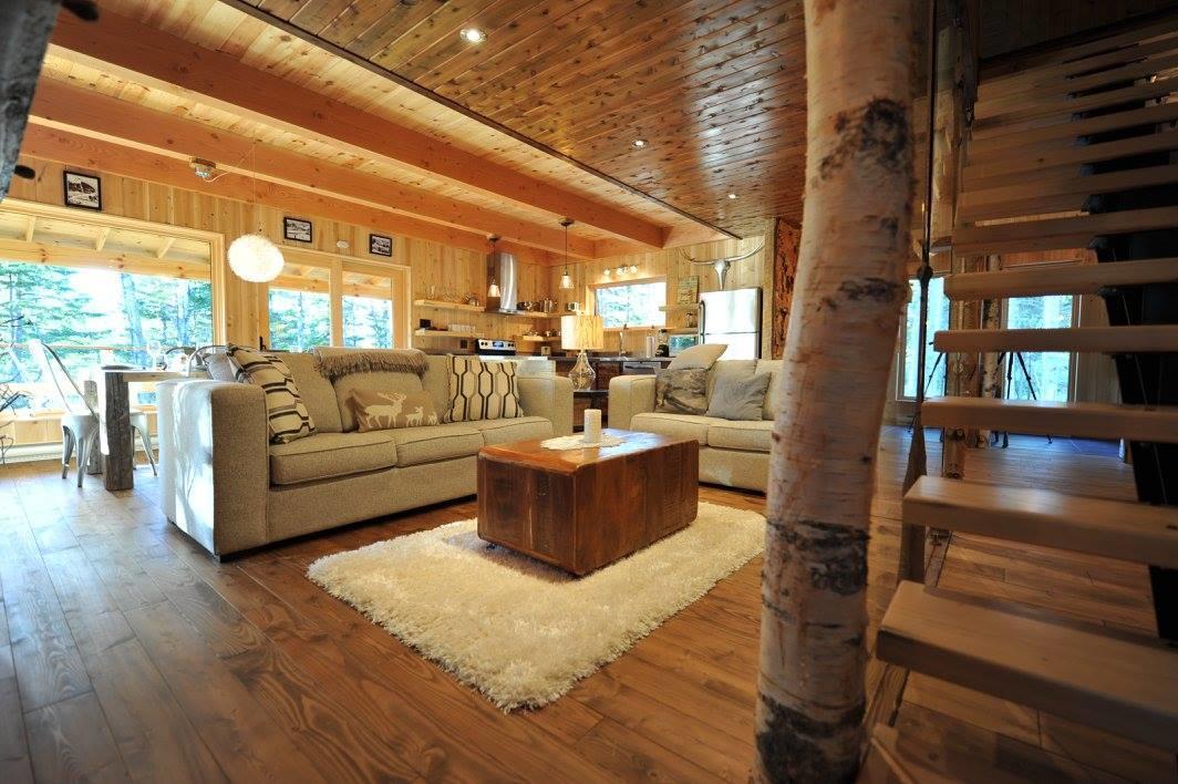 Les Bouleaux - Les Chalets Spa Canada La Malbaie Eksteriør billede