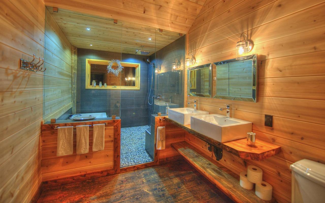 Les Bouleaux - Les Chalets Spa Canada La Malbaie Eksteriør billede