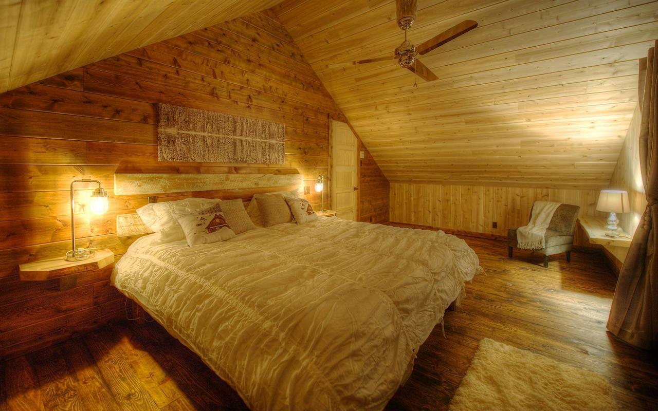 Les Bouleaux - Les Chalets Spa Canada La Malbaie Eksteriør billede